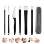 6 Pièces Kit Pédicure pour Pieds, Scalpel Pédicure Outils en Acier Inoxydable avec Étui, Professionnelle et Couteau Lame de Pédi