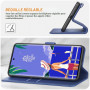 Ganbary Coque pour Xiaomi Redmi Note 15 4G / 5G, [Housse en Cuir PU Premium] [Etui à Rabat] [Pochette de Portefeuille], Étui de 