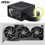 MSI MAG A650BN PCIE5 III Alimentation ATX 3.1, 80 Plus Bronze | 650W, compatible PCIe 5.1, connecteur natif 12V-2x6 bicolore, câ