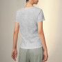 LiKing T-Shirt pour Femmes à Encolure Ronde Coton Manche Courte Chemisier Tee Shirt De Sport Blouse Tops Set Lot de 1/3