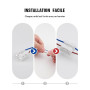 Lot de 20 Spot LED Encastrable Noir 5W, Blanc Froid 6000K, Trous Ø75-90mm | Grebeam Spot Encastrable Noir 90mm, IP44, Ultramince