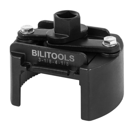 BILITOOLS Clé Filtre à Huile Universelle 80-105mm, Voiture Vidange | Pince de Filtre à Huile Réglable à 2 bras, Entraînement 1/2