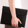 YSDINK Enveloppe Porte-documents A4 en cuir PU avec Fermeture Métallique, Étanche et Extensible, Grande Capacité pour Dossiers, 