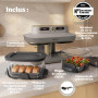 Ninja CRISPi DualZone Air fryer en verre 2 paniers, 8 modes de cuisson, cuisson simultanée de deux aliments, contenants en verre