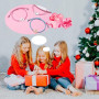EQLEF Bracelet Meilleure Amie pour 3 Filles, Bracelets en Forme de Cœur Réglables Mignons et Colorés BFF Cadeaux avec Strass pou