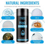 PoudreDensifianteCheveux, Poudre de Cheveux, Fibre Capillaire Avec Applicateur en Spray, Poudre de Spray épaississant, Naturelle