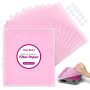 HALMAI 200 Feuilles Filtre à Poussière pour Ongles, Papier Filtre Jetable pour la Majorité des Aspirateurs de Poussière, pour Ma