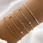 OKMIJN 92 Pcs Parure Bijoux Femme : Élégante Parure de Bijoux pour Femme comprenant Collier Ras de Cou, Collier Breloque Argent