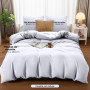 Utopia Bedding Housse de Couette 240x260 cm avec 2 Taies d'oreiller 65x65 cm (Blanc) - Parure de Lit 240 x 260 cm - Ensembles de