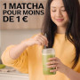 Lipton Barista Matcha Latte Avoine Instantané Sans Sucres Ajoutés 10 Sticks | Saveur originale onctueuse, base d'avoine, chaude