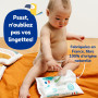 CARRYBOO - 1080 Coton Pads Bébé 100% Bio - Ultra Doux pour Peaux Sensibles | Coton Bio Hypoallergénique - Change & Toilette - Fo