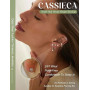 CASSIECA 21Pcs Boucles d'Oreilles Femme Acier Inoxydable Piercing Helix Or Argent Piercing Oreille Tragus Helix Conch Acier Chir