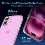 caslord Transparent Ultra Mince Coque pour iPhone 16 | Anti Jaune | TPU | Antichoc | Anti Rayures