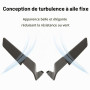 HeyMortoto retroviseur moto embout de guidon, rétroviseur moto embout de guidon, rétroviseurs latéraux Stealth Wind pour Z650 Z9