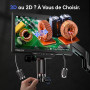 TOMLOV TM3K-3D HDMI Microscope Numérique avec Doubles Lentilles Magnétiques | Réparation SMD à 360°, Inspection des Pièces/Bijou