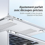 NPUOLS Coque pour MacBook Air 15 Pouces M5 M4 M3 M2 2026-2023, Cristal | Coque Rigide en Plastique Ultra Mince pour Modèles A344