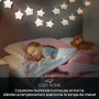 CozyHome Guirlande lumineuse intérieur étoile enfants - 20 LED blanc chaud | 6 mètres I Avec fiche I Guirlande lumineuse chambre