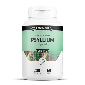 Psyllium Blond Téguments 280 mg - 200 gélules