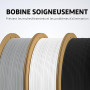 ELEGOO Filament PLA Matte Noir 1KG 1.75mm | Précision Dimensionnelle +/- 0.02mm, Bobine de 1kg de carton (2.2lbs), pour la plupa