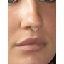 jagosen Septum Nasal Cerceaux 2pcs 16g 8mm 10mm Acier Chirurgical Spirale Oreille Guo Cartilage Boucles D'oreilles Septum Nasal 