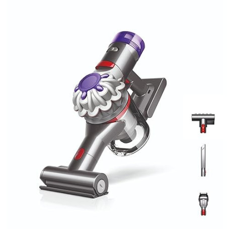 Dyson Car+Boat™ Aspirateur à Main – Jusqu’à 50 Min d’autonomie (Argent) | Aspiration jusqu'à 115 AW, moteur numérique 110 000 tr