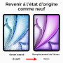 Pinsinholy Pour iPad 10 (10e génération) 2022, écran 10,9", verre tactile de rechange pour 10e génération A2696 A2757 A2777 avec