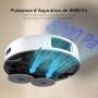 JONR T5 Pro Robot Aspirateur Laveur, 8000Pa Robot Aspirateur avec Station, Serpillière Extensible Automatique de Vidange Lavage