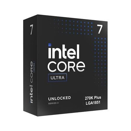 Intel Core Ultra 7 270K Plus processore 36 MB Cache intelligente Scatola (CPU/Core Ultra 7 270K Plus 5.5 GHz Box)