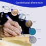 10 Pcs Marqueur Trou Profond, Marqueur Charpentier, Deep Hole Markers, 20mm Long Nib Marker Crayon Chantier Marqueurs Chantier,