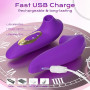 Seababy Vibromasseurs Feminin 10 Modes Sucer Sextoyse Femme Clitoridienne | Stimulation Clitoridienne étanche, Silicone de sécur