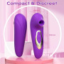 Seababy Vibromasseurs Feminin 10 Modes Sucer Sextoyse Femme Clitoridienne | Stimulation Clitoridienne étanche, Silicone de sécur