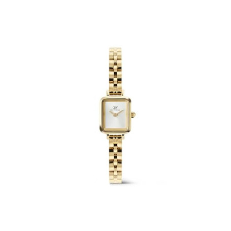 Daniel Wellington Quadro Montres 15,4 x 18,2 316 L Acier Inoxydable avec PVC plaqué Or