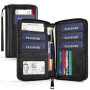 Desing Wish Pochette Passeport Famille Protege Passeport Voyage Etui Passeports PU Cuir pour Femme Homme Porte Carte de Visite D