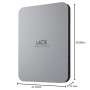 LaCie 5ToMobile Drive | USB-C (STLP5000400) | HDD portable, sauvegarde un clic. Essai Adobe CC. Garantie 3 ans + Rescue