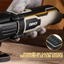 DEKOPRO Outil Multifonction Oscillant 300W: 22000 RPM Scie Oscillante Filaire, 6 Vitesses, Angle d'Oscillation 3°, pour Bois, Pl