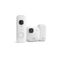 Caméra extérieure 2K+ Blink avec Sonnette vidéo 2K+ Blink (nouvelle génération), Blanc, module de synchronisation de base inclus