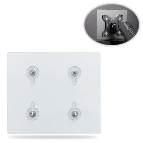 Adaptateur de montage universel VESA pour écrans d'ordinateur et tablettes non-VESA de 13 à 27", 75 x 75 mm