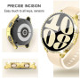 DEALELE Bracelet compatible avec Samsung Galaxy Watch 5 / Galaxy Watch 4 40 mm / 44 mm, 20 mm - Bracelet en acier avec coque de 