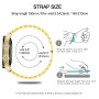 DEALELE Bracelet compatible avec Samsung Galaxy Watch 5 / Galaxy Watch 4 40 mm / 44 mm, 20 mm - Bracelet en acier avec coque de 