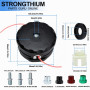 Strongthium Tête de Débroussailleuse Speed Feed 400 pour Echo SRM225 PAS225/remplacement compatible avec Shindaiwa, Husqvarna, R