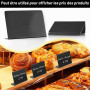 MZMing Mini Tableau Noir 20PCS Mini Ardoise Craie Plastique 10x7.5cm | Mini Panneau d'Affichage Petit Tableau Noir Effacable Réu