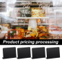 MZMing Mini Tableau Noir 20PCS Mini Ardoise Craie Plastique 10x7.5cm | Mini Panneau d'Affichage Petit Tableau Noir Effacable Réu