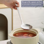 Evanda Ensemble de 6 pièces d’ustensiles de cuisine robustes en acier inoxydable, accessoires de cuisine Home Essentials