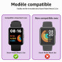 PaceBid Métal Bracelet pour Xiaomi Redmi Watch 2 Lite, Avec Métal Cadre | Acier Inoxydable Métal Avec Cadre Bracelet Taille Ajus