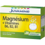 JUVAMINE Magnésium + 3 Vitamines B - Anti-Fatigue, Immunité - 30 Cpr Eff | Vitamines B1, B2, B6, Equilibre nerveux, Tonus, Sans