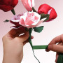 BOBOZHONG Auto-adhésif Rubans Floraux, 2 Rouleaux Ruban De Bouquet,Ruban Fleuriste, pour Les Ruban Adhésif pour Fleuriste pour C
