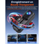 Dashcam Voiture Avant Arrière 4K+1080P, Carte SD 64Go, Vision Nocturne, WDR | Wi-Fi 5GHz, Contrôle via App, Stationnement 24H, P