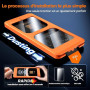 TAURI 2 Pièces Verre Trempé Anti-Espion pour iPhone 16 Pro Max | Dépoussiérage Automatique, Dureté 9H Résistant aux Rayures, San
