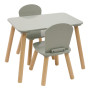 Ensemble de Table et Chaise Enfant Alex - Plateau Résistant à l'eau - Mobilier de Chambre, Salle de Jeux - Fille et Garçon - Boi