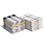 Home Linge Passion Lot de 12 Torchons de Cuisine 100% Coton Absorbant | Panachage Multicolore